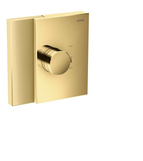 AXOR-HG-AXOR-Edge-Thermostat-HighFlow-Unterputz-Polished-Gold-Optic-46740990 gallery number 1